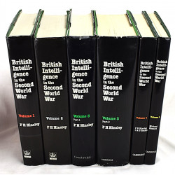 British Intelligence in the Second World War: Its Influence on Strategy and Operations. 5 volumes in 6 parts, complete